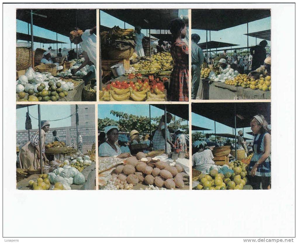 Portugal Cor 12174 – ANGOLA - LUANDA - MERCADO DE S. PAULO - Angola