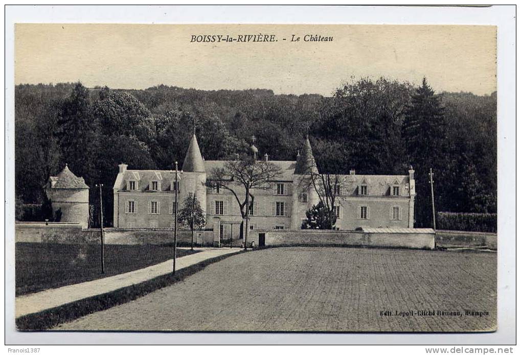 Ref 173 - BOISSY-la-RIVIERE - Le Château - Boissy-la-Rivière