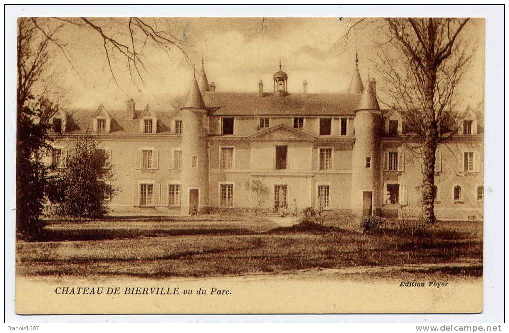 Ref 173 - BOISSY-la-RIVIERE - Le Château De BIERVILLE Vu Du Parc - Boissy-la-Rivière