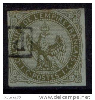 COLONIES GENERALES N° 1 Oblitéré "PD" - Eagle And Crown