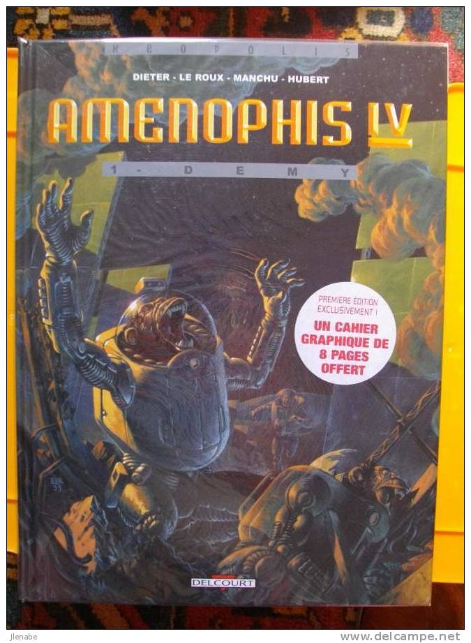 AMENOPHIS IV E.O. De LEROUX DIETER Avec TRES BELLE DEDICACE - Autographs