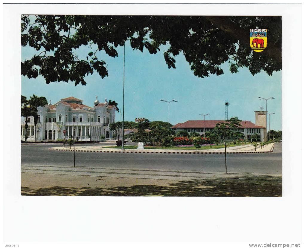 Portugal Cor 12221 – ANGOLA - BENGUELA - PRAÇA ALMIRANTE AMÉRICO TOMÁS - Angola