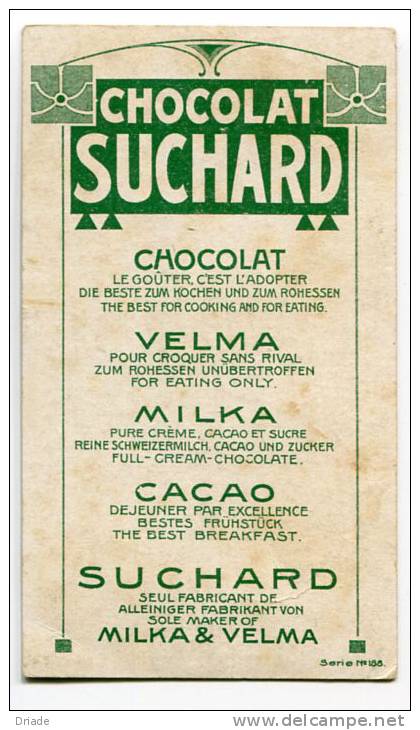 FIGURINA CROMO PUBBLICITà CIOCCOLATO SUCHARD MILKA VELMA CHOCOLAT - Suchard