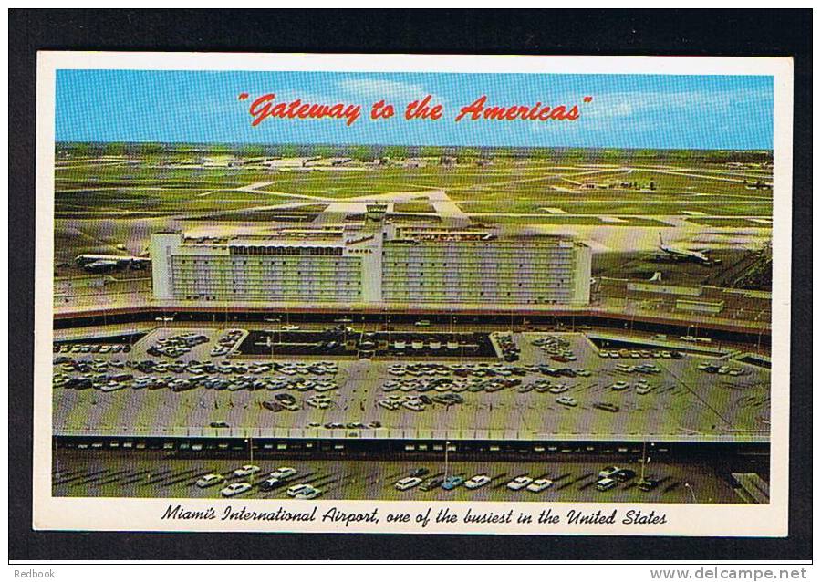 RB 702 -  Aviation Postcard - Miami International Airport Florida USA - Miami