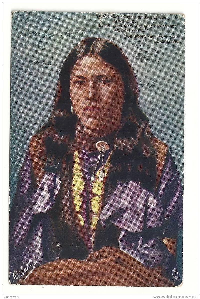 Indiens D'Amérique Du Nord (Canada) : Portrait D'une Femme Env 1907 (animée). - Indiaans (Noord-Amerikaans)