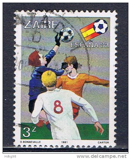 CGO Zaire 1981 Mi 727 Fußball - Gebruikt