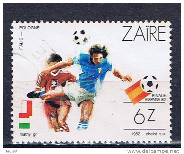 CGO Zaire 1982 Mi 770 Fußball - Oblitérés