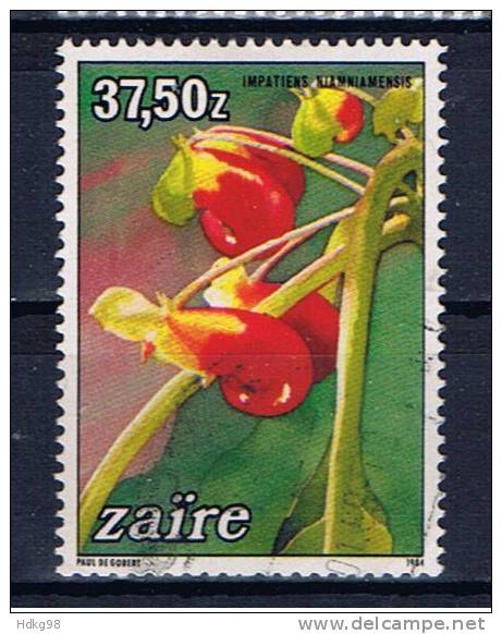 CGO Zaire 1984 Mi 859 Blüte - Oblitérés