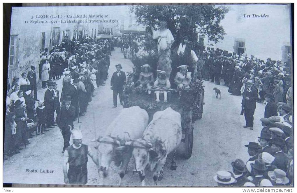 44 LEGE CAVALCADE HISTORIQUE 11 SEPTEMBRE 1921 LES DRUIDES - Legé