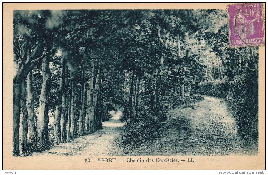 YPORT - Chemin Des Corderies - Yport