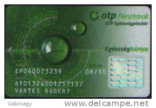 NO PHONECARD - HUNGARY - OTP HEALTH CARD - Sin Clasificación