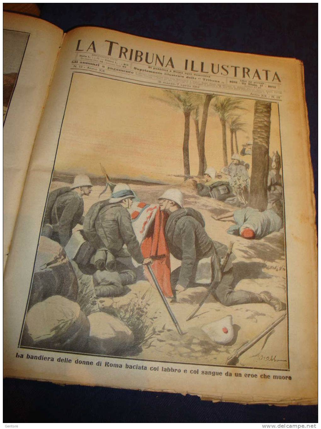 GUERRA ITALO TURCA - 1912 LA TRIBUNA ILLUSTRATA  Annata Completa Rilegata - Italien