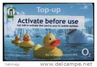 NO PHONECARD - TOP-UP - O2 - UNITED KINGDOM - DUCK - Ohne Zuordnung