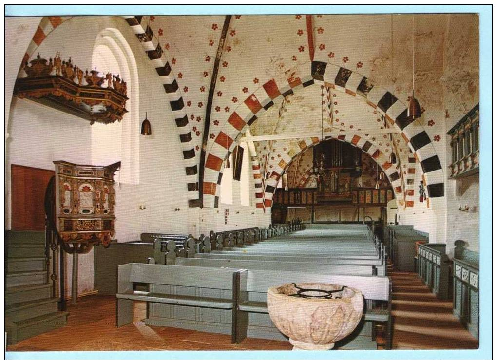 BUND BRD GERMANY ANSICHTSKARTE POSTCARD ** Insel Föhr - Wyk - St. Nicolai-Kirche (4768 AK) - Churches & Cathedrals