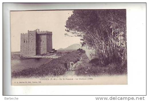 06.- CANNES .- Ile Saint-Honorat Le Château (1088) - Cannes