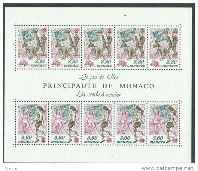 MONACO  1989 EUROPA CEPT MS MNH - 1989