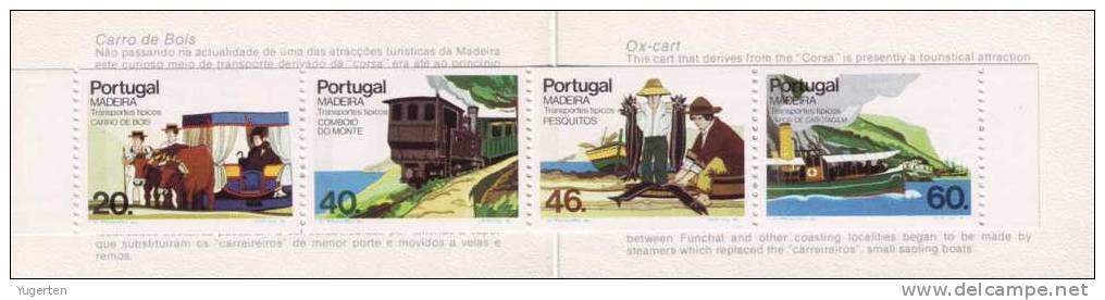1985 MADEIRA CARNET-BOOKLET - NEUF - TRANSPORTS - Madère
