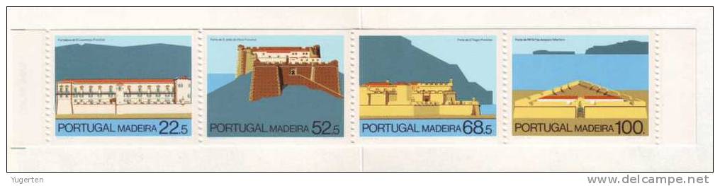 1986 MADEIRA CARNET- NEUF - Booklet - Mint - FORTERESSES - Madeira