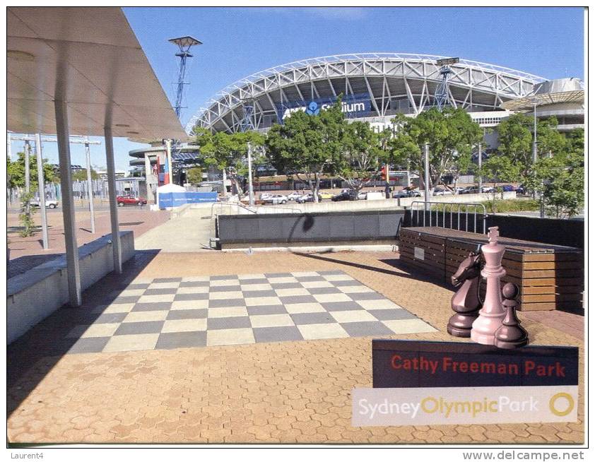 1 X Australia Giant Chess Board - Jeux D'Echec Geant - NSW - Sydney Olympic Park (+ Olympic Stadium) - Chess