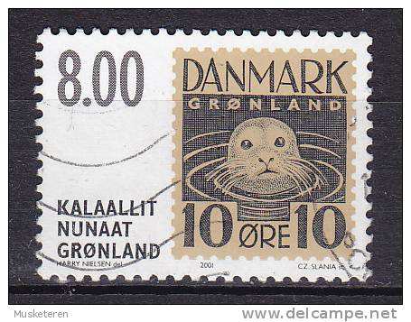 Greenland 2001 Mi. 372    8.00 Kr Internationale Briefmarken Ausstellung HAFNIA ´01 "Robbe" - Gebraucht
