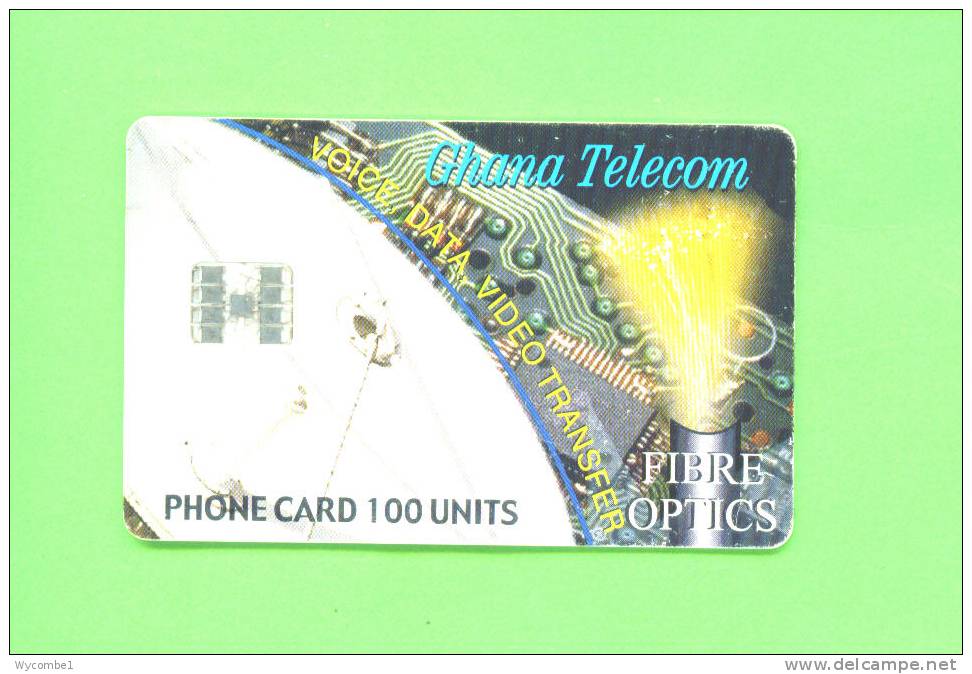 GHANA  -  Chip Phonecard As Scan - Ghana