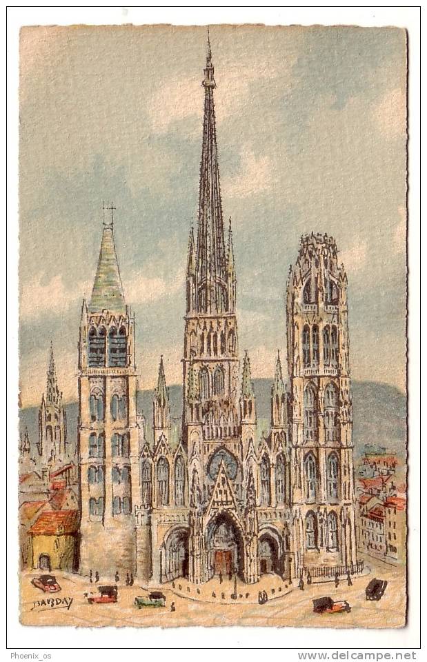 FRANCE - Rouen, La Cathedrale, Barday - Barday