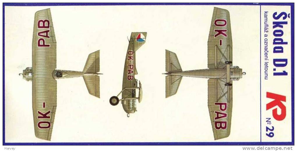 KP 1/72e Skoda 1 (Dewoitine D-21) - Airplanes