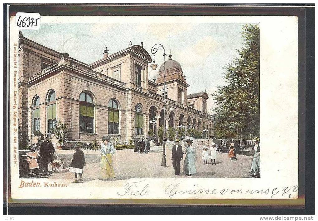 BADEN - KURHAUS  - TB - Baden