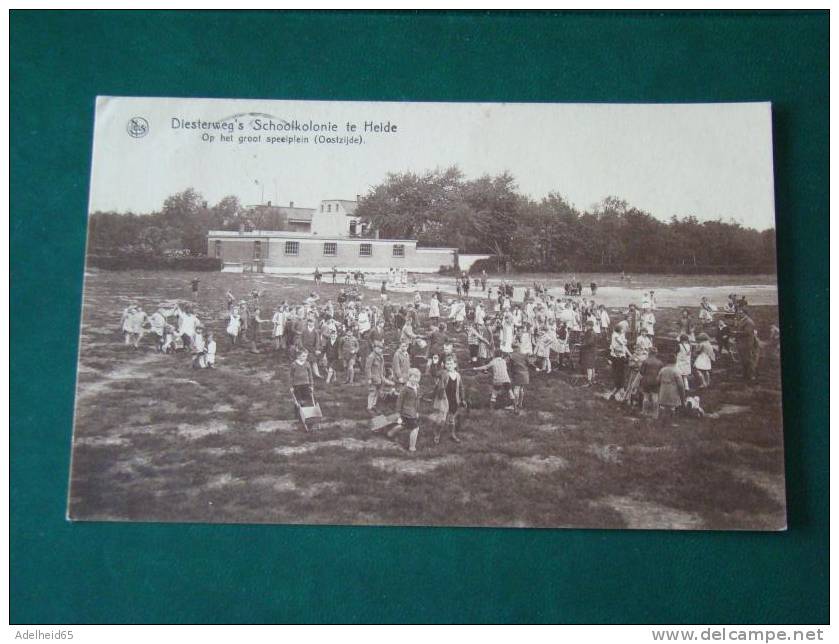 Heide Kalmthout  Op Het Groot Speelplein, Diesterweg Schoolkolonie Puntstempel Naar Bredabaan (?) Hove - Kalmthout