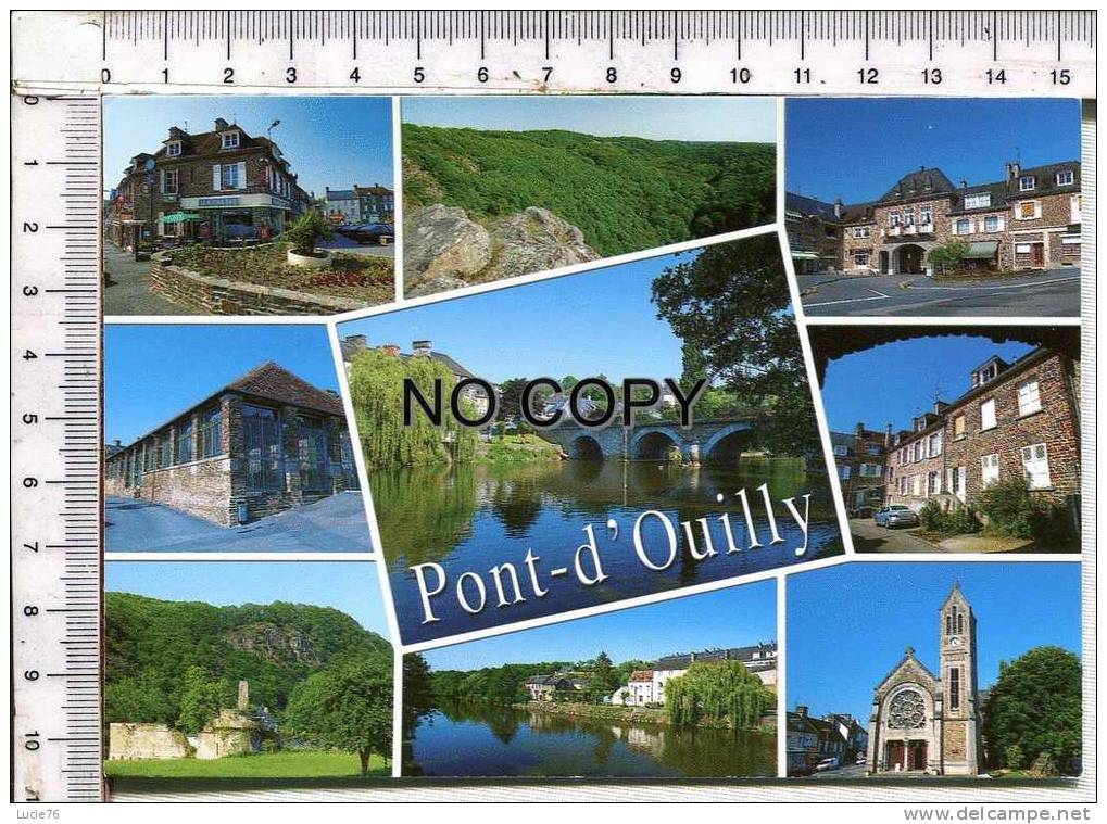PONT D OUILLY  -  9 Vues - Pont D'Ouilly