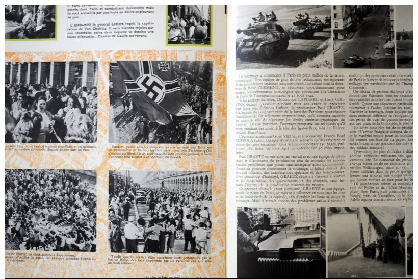 MAGAZINE TOUT L'UNIVERS ENCYCLOPEDIE NUMERO SPECIAL PARIS BRULE T IL HISTOIRE DE LA LIBERATION DE PARIS EN AOUT 1944 - Encyclopaedia