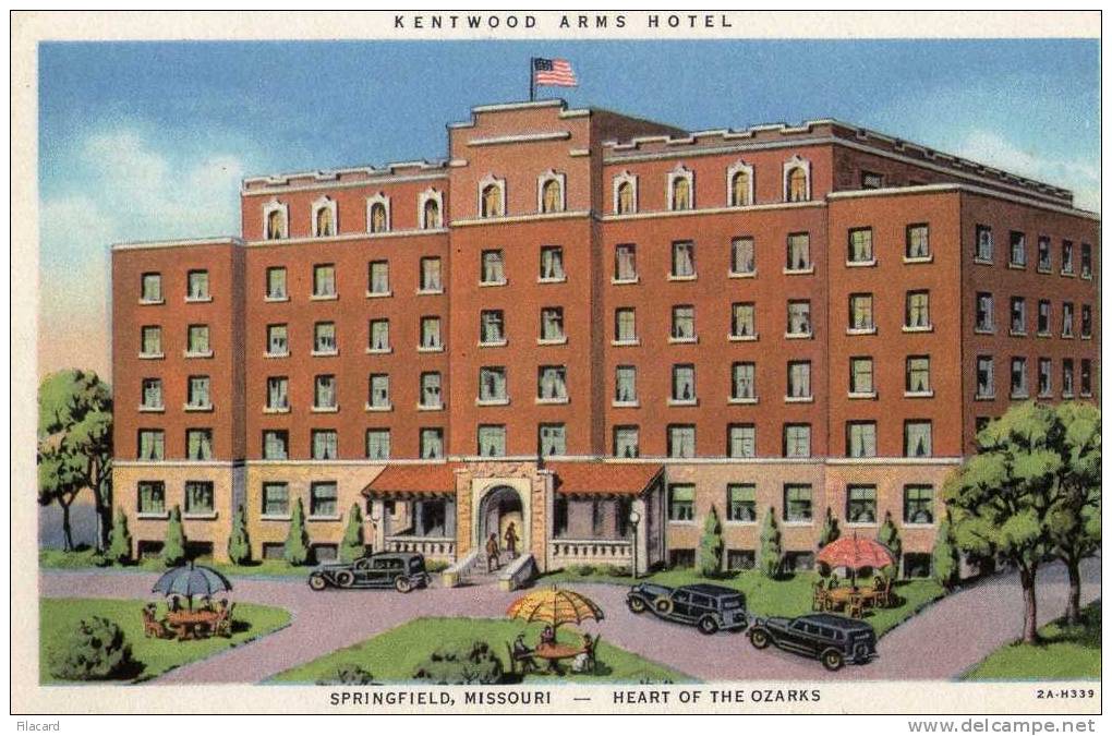 14828     Stati   Uniti,   Springfield,  Missouri,  Heart  Of The  Ozarks,  Kentwood  Arms  Hotel,  NV - Springfield – Missouri