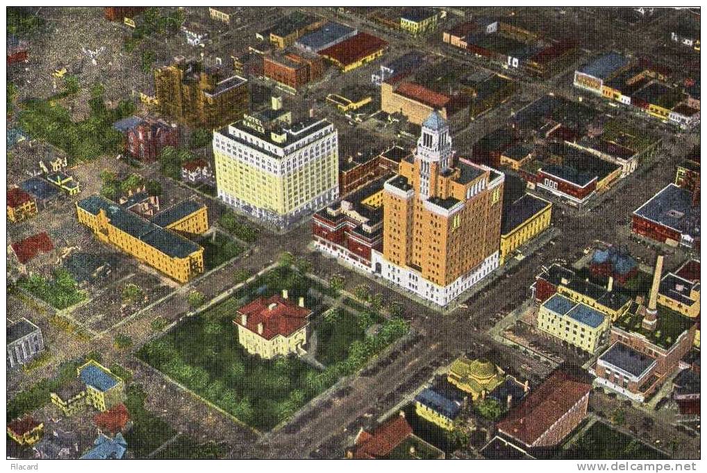 14829     Stati   Uniti,   Rochester,   Minn.,  Bird"s-Eye  View  Of  Civic  Center,  NV  (scritta) - Rochester