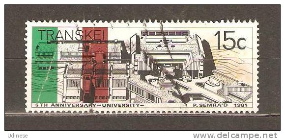 TRANSKEI 1981 - INDEPENDENCE 5th ANNIVERSARY 15 -  USED OBLITERE GESTEMPELT USADO - Transkei