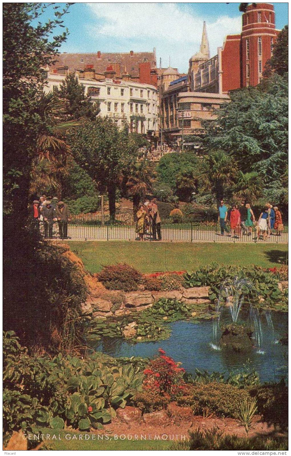 14864    Regno  Unito,     Bournemouth,   Central  Gardens,  NV  (scritta) - Bournemouth (ab 1972)