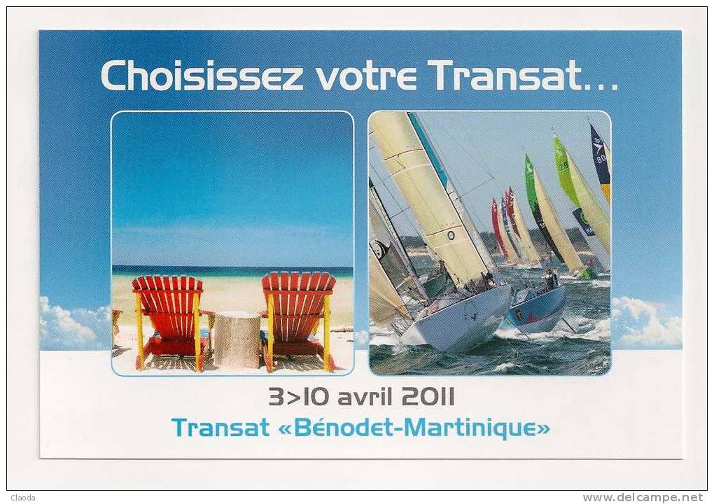 10052 - TRANSAT EN SOLITAIRE - BENODET - MARTINIQUE - 3 Au 10 Avril 2011 - Voile