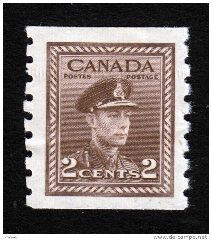 Canada, Scott #264, MInt Never Hinged, King George VI, Issued 1942 - Unused Stamps