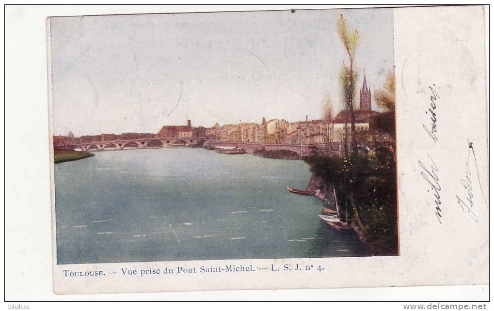 TOULOUSE-Vue Prise Du Pont Saint-Michel - Toulouse