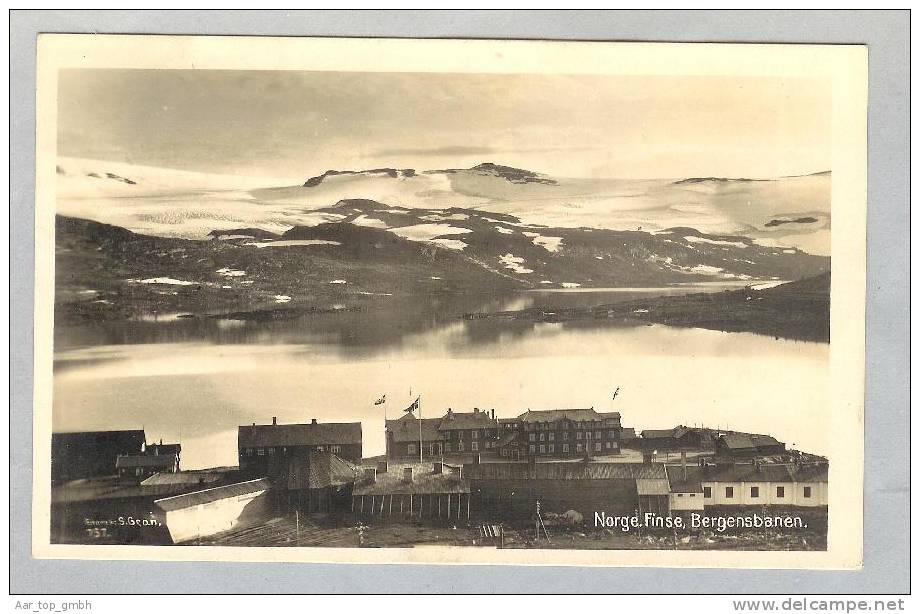 Norwegen Finse Fiuse 1910-08-24 Foto S.Grau Bahnstation - Norvège