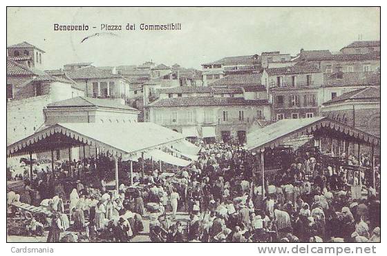 Benevento-Piazza Dei Commestibili-1917 - Benevento