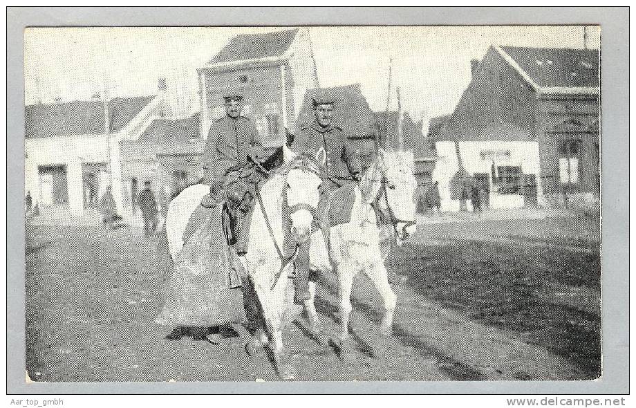 Serbien Postreiter Deutsche Feldpost 1919-04-03 Foto - Serbie