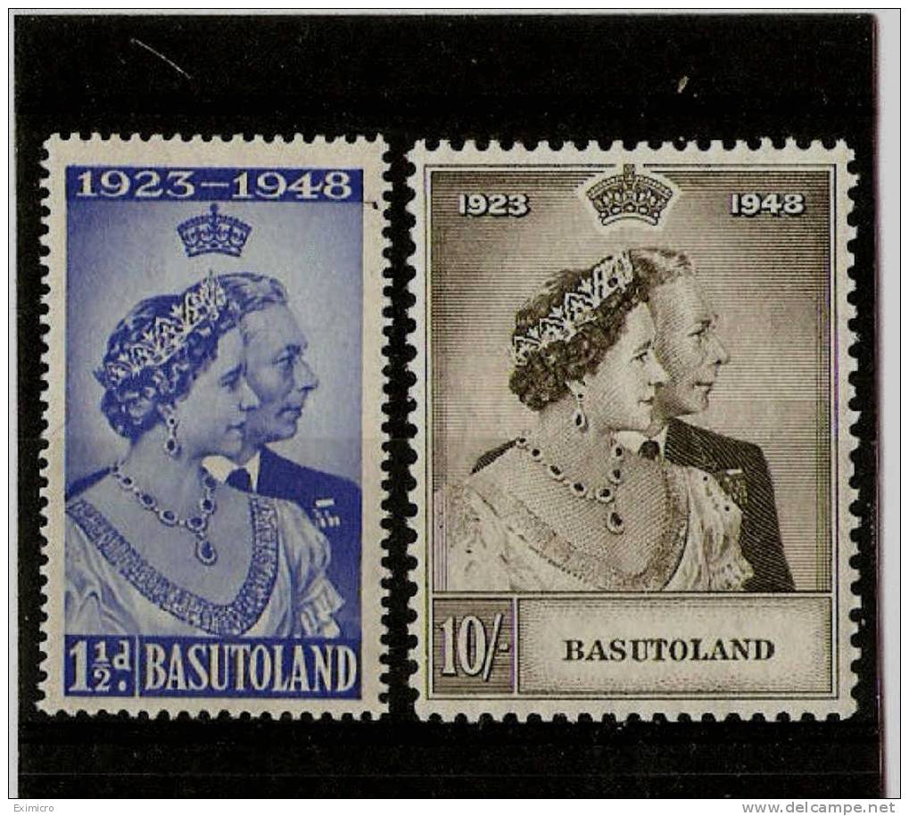 BASUTOLAND 1948 SILVER WEDDING SET UNMOUNTED MINT Cat £42+ - 1933-1964 Crown Colony