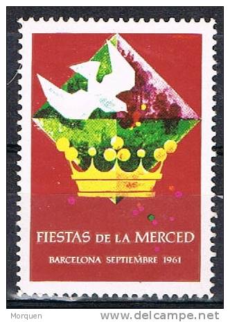 Viñeta Barcelona, Fiestas De La Merced 1961 ** - Errors & Oddities