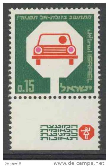 Israel 1966 Mi 364 Sc 317 ** Ensure Good Lighting / Auf Gute Beleuchtung Achten / Assurer Un Bon éclairage / Verlichting - Unfälle Und Verkehrssicherheit