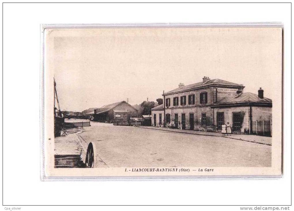 60 LIANCOURT RANTIGNY Gare, Extérieur, Ed Blangy 1, 193? - Liancourt