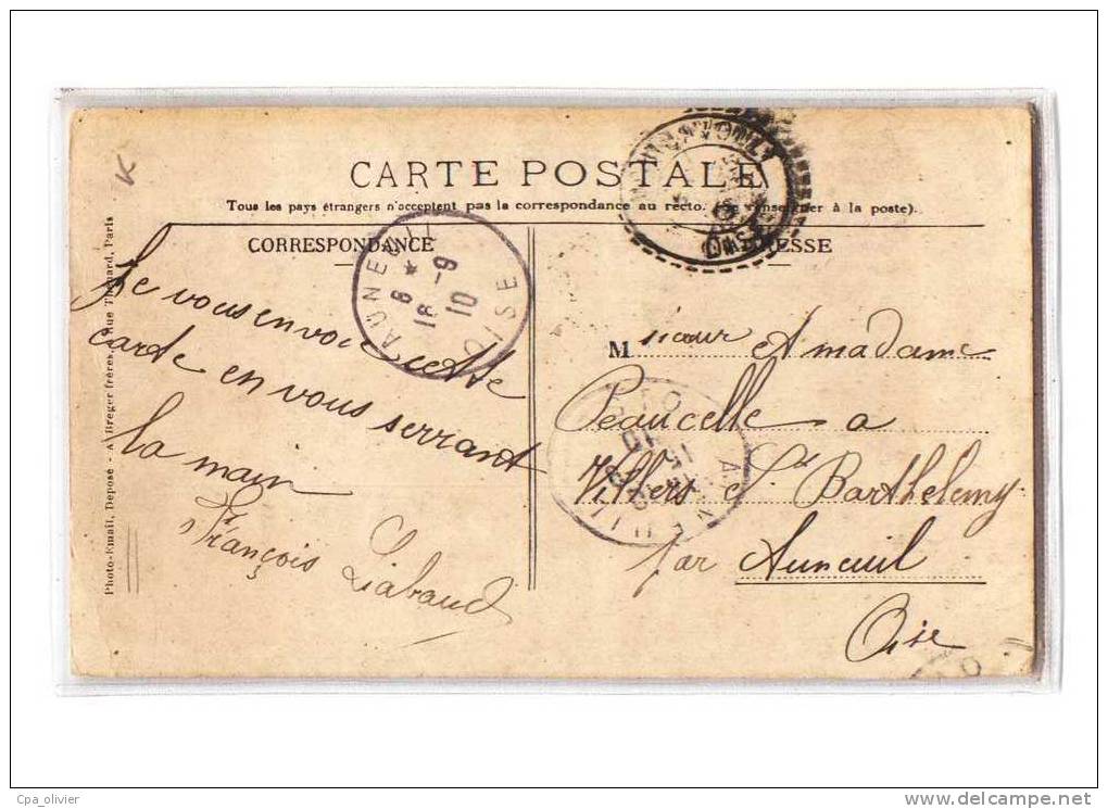 60 MONTJAVOULT Chateau, Domaine D'Hérouval, Carte Email, Ed Fanonnel, 1910 - Montjavoult