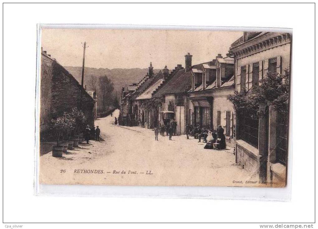 60 RETHONDES Rue Du Pont, Animée, Ed LL 26, 1914 - Rethondes