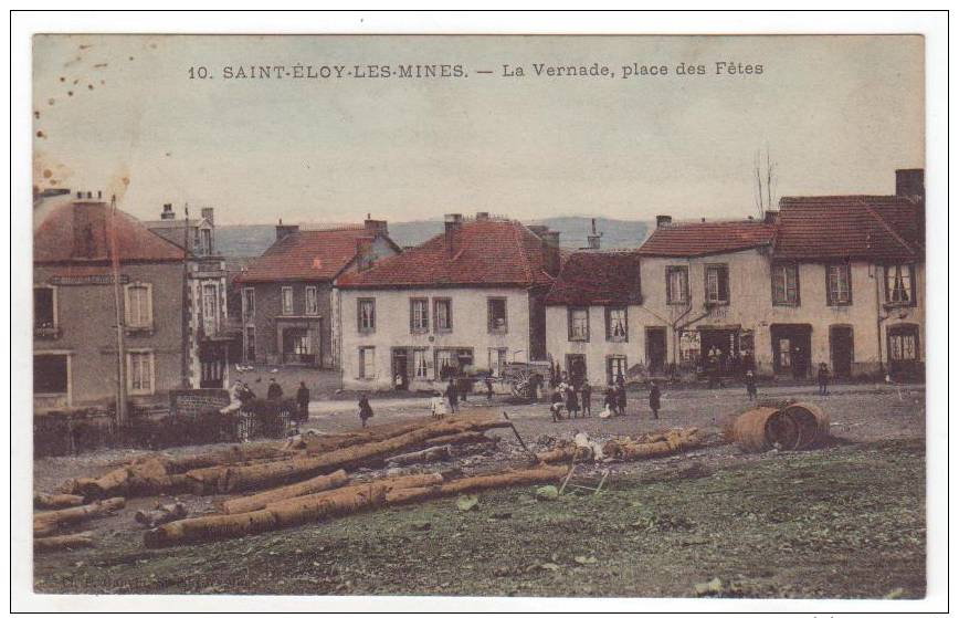 St-Eloy-les-Mines  -La Vernade, Place Des Fêtes - Autres & Non Classés