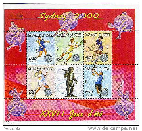 Guinea 2000 - Olympic Games, Tennis, S/S, MNH - Tennis