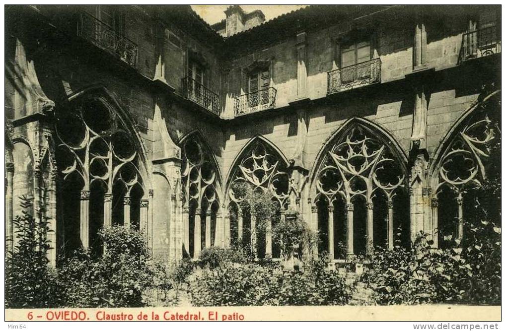 OVIEDO .  CLAUSTRO          DE LA CATEDRAL . EL PATIO . - Asturias (Oviedo)